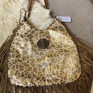 NWT Mabel purse from Keep it Gypsy Gold Leopard